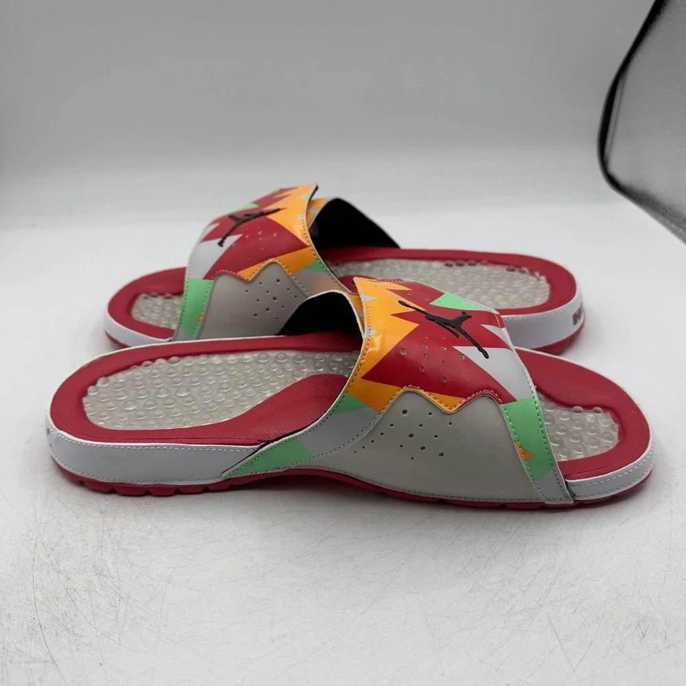 Air Jordan Hydro VII Sweater 7 Retro HARE Slides Mens Sz 13 Sandals 705467-105